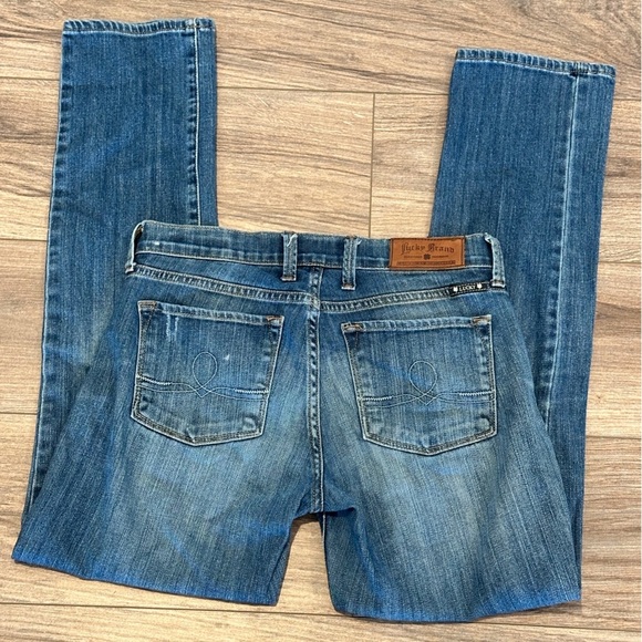 Lucky Brand Size 4/27 Ankle Sofia Straight Mid Rise Mid Wash Denim Jeans - Picture 4 of 6